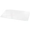Wallfluent Piano del Tavolo in Vetro 120x60 cm Sostenibile Facile da Pulire Superficie Lisa Impermeabile Strumenti di Installazione Bordi Lucidi Installazione Rapida - Bianco Liscio