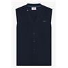 Sun 68 Sun68 Gilet Button Sweater Basic Navy Blue Uomo