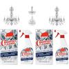 Generic Detergente per lampadario a goccia secca, spray senza bisogno di pulizia, detergente per lampadario in cristallo per rimuovere la polvere senza sforzo, senza aloni per cristallo e vetro, lucentezza