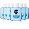 NIVEA MEN Sensitive Cool Lozione After Shave in confezione da 6 (6 x 100 ml), con 0% alcool per lenire le irritazioni, lozione lenitiva per la cura della pelle sensibile