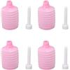 Airshi Detergente per Clistere per Doccia Vaginale, Bulbo per Clistere 10 Pezzi 200 Ml Delicato Facile da Usare Igienico per l'irrigazione (Rosa)