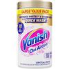 Vanish, Gold Oxi Action Crystal White, Smacchiatore in polvere per tessuti