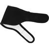 BCOATH Impacco di Ricino Nero Chiusura a Strappo, Riutilizzabile | Design a Tenuta, Tessuto in Fibra Sintetica, Superficie Liscia e Piatta, per Yoga e Uso Notturno