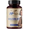 AP PLUS Mi prendo cura di te AP PLUS Vigor Life Integratore Alimentare Uomo per Energia, Tono e Vitalità, Miscela di Estratti Naturali con Ginseng Rosso, Maca, Moringa, Tribulus e Ashwagandha | 90 Capsule