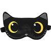 I-TOTAL® - Mascherina da notte per dormire per il Sonno Viaggio Traspirante | Sonno Bambino Donna e Uomini (CAT)