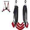 SAUVASFZ Love Swing Sex Swing Door Swing per coppie, Kit Set altalena per porta SM con imbottitura extra ampia resistente per soffitto e da appendere alla porta