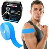 Theraband Nastro kinesiologico Impermeabile, per Sollievo dal Dolore, Supporto Muscolare e articolare, Rotolo Standard con indicatori di Applicazione XactStretch, Rotolo Sfuso da 5,1 cm x 30 m,