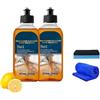 Generic Detergente per pavimenti 5 in 1, set di panni per la pulizia, soluzione per la pulizia di Fragrance Cleaning Care Solution, doppia azione e rimozione di odori, lucidante per pavimenti in legno duro e