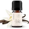 FLORIA NATURAL ORGANIC CARE Floria Natural - Estratto di vaniglia biologico, 5 ml, olio essenziale puro al 100%, olio essenziale di vaniglia, per diffusore di aromi, diffusore di oli essenziali, olio aromatico, olio profumato I