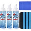 Qklovni Schiuma detergente multiuso, detergente spray per la pulizia delle bolle, spray multiuso per la pulizia di cucina, bagno, auto, potente schiuma per rimuovere le macchie, 100 ml (2 pezzi)