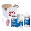 Magazzini GM Camp RIMUOVI MUFFA, Elimina rapidamente muffe, funghi, e alghe, Antimuffa igienizzante con guanti e Kit impermeabile per LEI (rosa) o per LUI (blu) (300ml + Risanante, rosa)
