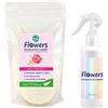 EKO MADE IN ITALY Profuma Bucato, Rosa e Peonia - Ecologico in polvere, 200g Kit con Spruzzino Profuma Ambiente