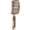 Aqxyxsw GUYTRM Spazzola for capelli Pettine for capelli Spazzola for capelli districante Setola e nylon Donne Pettine for massaggio bagnato Ricci Parrucchiere Strumenti for lo styling lingli(A)
