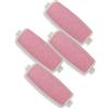 TopHomer 4 testine di ricambio extra grossolane per pedicure, per la rimozione della pelle dura, compatibili con Amope Pedi Perfect Electronic Pedicure Foot Files Smoothers - Rosa