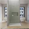 Parama Doccia walk-in arco 140cm con profilo cromato vetro trasparente 8mm easy clean h200| Nusa