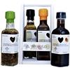 Il Tomolo Collezione Elegante di 4 Oli extravergine d'oliva aromatizzati artigianali