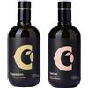 Ciccolella Set Degustazione Olio Extra Vergine di Oliva Ciccolella Coppadoro e Faresse 500 ml x 2