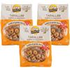 GOLOSITÁ DEI TRULLI Golosità dei Trulli | Taralli Pugliesi con Olio Extravergine di Oliva | Tarallini Monoporzione, Tarallini per Aperitivo e Merenda | 3 Pack da 400 gr - 30 Monoporzioni | Bolliti Grano Duro