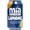 Mia Kombucha al Limone - Tè Fermentato Naturale con Succo di Limone - Ricca di Probiotici e Antiossidanti - Ideale per Digestione ed Energia - Bevanda Analcolica 330ml (1 Lattina)