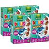 CAIYA 4X Gullon Dibus Sharkies Biscotti al Cacao a Forma di Squalo Senza Glutine e Lattosio (Gluten and Lactose Free) 250g [4 Confezioni]
