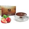 Caffè Vulcanus - Cioccolata calda in 12 gusti - bustine da 30 gr. Non contiene glutine, no OGM e senza grassi idrogenati (Fragola)