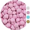 EinsSein 0,5kg Confetti stella al cioccolato rosa lucido confettata confetti rossi laurea - regali per gli ospiti natale battesimo baby party matrimonio - Altervative per confetti matrimonio mandorle