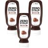 GymBeam Sciroppo ZERO 320 ml, Dolcificante Liquido con Zero Calorie, Sapore Delizioso, Consistenza Cremosa, Ottimo per Pancake, Crêpe, Waffle, Porridge (Chocolate) (320 ml (3er pack))