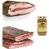 Generico OFFERTA - Pancetta gr 300 + Guanciale gr 350 + patè artigianali Calabresi | Confezionati in 2 buste sottovuoto