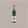 Lucgel Sciroppo Granita Concentrato Piccolo al Gusto Menta Toschi - 740 g -