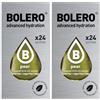 Generico SET 48 BOLERO DA 3 GRAMMI Pear Preparato istantaneo polvere solubile in bustine Sticks per Bevande con Stevia e Vitamina C e Senza Zucchero ideale per fitness e diete