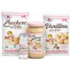 Generico Kit Pastiera Napoletana Mariarosa - Zucchero a Velo 125g + Grano Cotto 580g + Aroma Fior d'Arancio 85ml + Vanillina per Dolci 6x0.5g - SENZA CANDITI - Dolce Pasquale