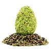 DOSICILY.COM - Gioielli al pistacchio - Uovo al Pistacchio Sicilia con Granella 350 g - Finissimo cioccolato bianco e Pasta pura di Pistacchio - Uovo di Pasqua al Pistacchio con dolce sorpresa