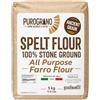 POLSELLI PUROGRANO Il Farro - Farine macinate a pietra 5 Kg