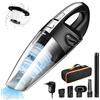 JNHCD CICK Aspirabriciole Senza Fili, Aspirapolvere Auto, Aspirapolvere Portatile e a Carica Rapida con 120W ad Alta Potenza, 4 in 1 Pulitore per Auto e Pulizia della Casa