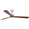FARO BARCELONA 33464DC - LANTAU-G Ventilatore da soffitto nichel opaco con motore DC