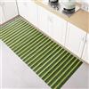 SaRani Tappeto Runner in Bambù a Listelli, Fondo Antiscivolo Gommato (Degradé Verde, 500x50 cm)