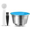FOXNSK Riempibile Caffè Capsula, Inossidabile Acciaio Caffè Capsula Filtro Tazza Riutilizzabile Caffè Capsula per Dolce Gusto per Fragrante Caffè (Capsula di caffè)