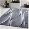 Carpetsale24 Tappeti a pelo corto, colore nero, disegno astratto, 16240, tappeto rettangolare, Tappeto soggiorno, 200 x 290 cm