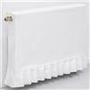 JINGSHIQIAOPL Copritermosifone per La Casa, Parapolvere in Tessuto Misto con Aperture Laterali e Lacci, Copri Termosifone Stoffa Lavabile In Lavatrice, da 40 cm a 260 cm(White,60cm/24in)