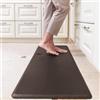 IlGruppone Tappeto Cucina Passatoia Rialzata Lavabile Spessa Antiscivolo Impermeabile Anti Fatica Rimbalzabile Soggiorno Ingresso Ufficio Aderente Antiscivolo Protettivo (Marrone, 44x240 cm)
