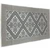 Generic FLORY Tappeto Sardo in Puro Cotone Giglio 3 colori 9 misure (Grigio, 80x200)