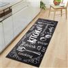 JGGXHM Tappetino da cucina Zerbino d'ingresso Casa Balcone Soggiorno Camera da letto Pavimento Decor Tappeto Casa Corridoio Bagno Porta Antiscivolo Tappeto per piedi 60x230cm