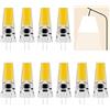 BVCL G4 LED Lampadina, 5W g4 Bulb,450 Lumen, DC 12-24V, 360 ° Angolo di Luce, Dimmerabile LED G4 Lampadina，Senza Flash (Color : Bianco Naturale, Size : 10 Pack)