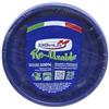 TEKHOME PIATTI PLASTICA 22cm iatti plastica colorati lavabili e riutilizzabili Rotondi per Compleanno,Festa, Matrimonio (BLU, 125pz)
