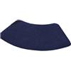 DSFIHJO Tappeto Angolare Curvo Tappetino assorbente for doccia in tinta unita, spesso, in morbida pelliccia, antiscivolo Per il Bagno(Blue)