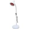 Ciounmb Lampada a infrarossi da 275 W, temperatura e altezza regolabile, lampada a luce rossa a 360°, per terapia a infrarossi, per rilassamento muscolare
