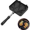 Cafopgrill Taiyaki Creatore di torte a forma di pesce Bakeware antiaderente Waffle Maker Pan Stampo in lega di alluminio Doppio a forma di pesce Strumenti di cottura della torta Dessert in acciaio inossidabile P