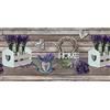 Pellecchia Colori Tappeto Cucina Antiscivolo Lavabile in Vinile | Made in Italy | Passatoia Antimacchia in PVC Interni ed Esterni Stampa Digitale Lavanda | Tappeti Runner Lungo in Gomma (52 x 300)