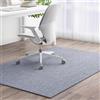 Odot Tappeto Sedia Ufficio Gaming Grande, Tappeto Salvapavimento Antiscivolo Protettore del Pavimento Tappetino per Sedia da Ufficio con Ruote per Parquet, Pavimenti Duri (grigio,100x150cm)