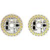 MAMA'S PEARL 2 pezzi LED Lampadina Patch Lampada SMD Piastra Circolare Modulo Sorgente Luminosa Piastra for Lampadina AC 220V Led Chip Faretto Downlight Lampada LED(5W-220V,Warm White)
